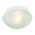 Elk Home Mushroom 7'' Wide 1-Light Flush Mount - White 7351FM/40